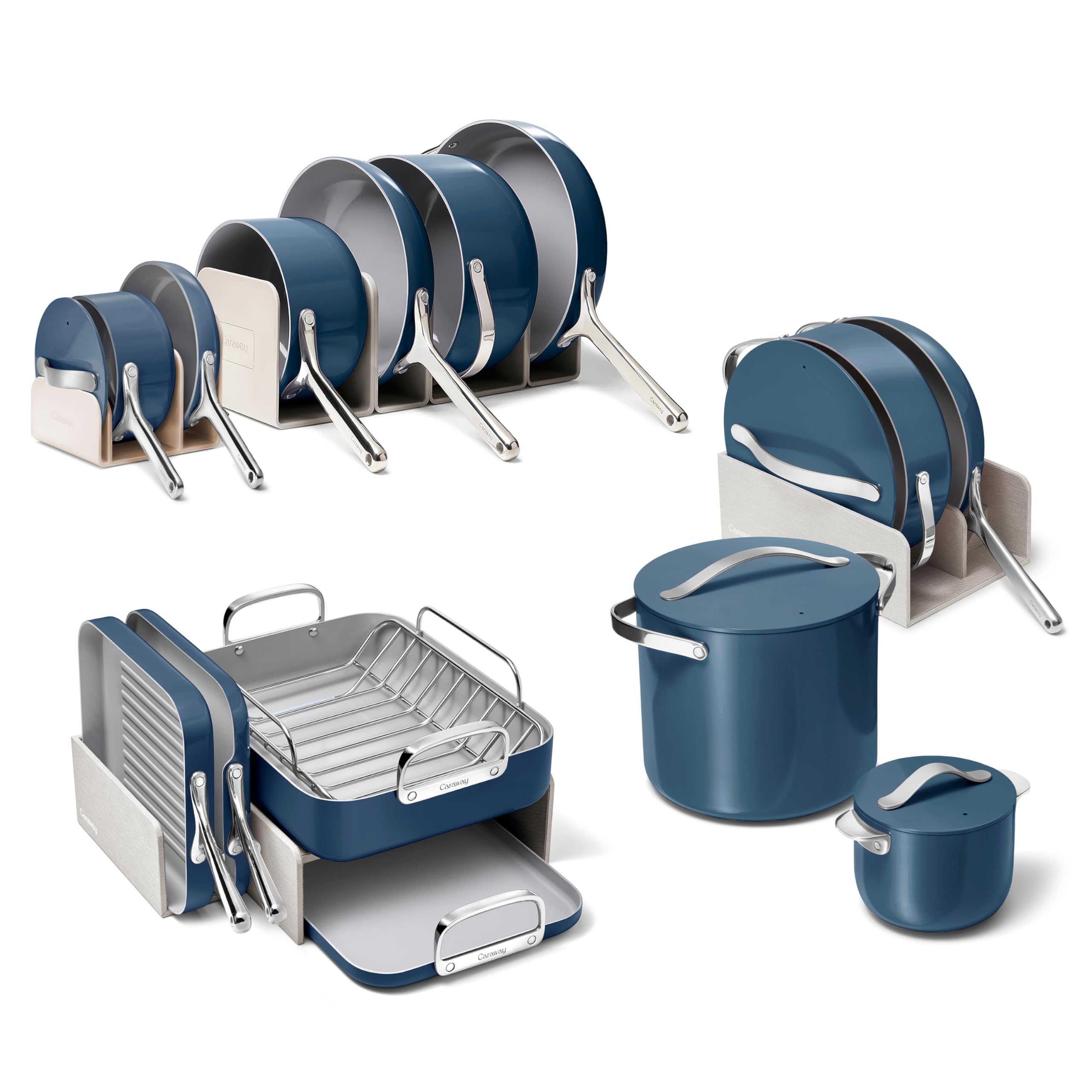 Caraway 31-Piece Non-Stick Ceramic Cookware Bundle