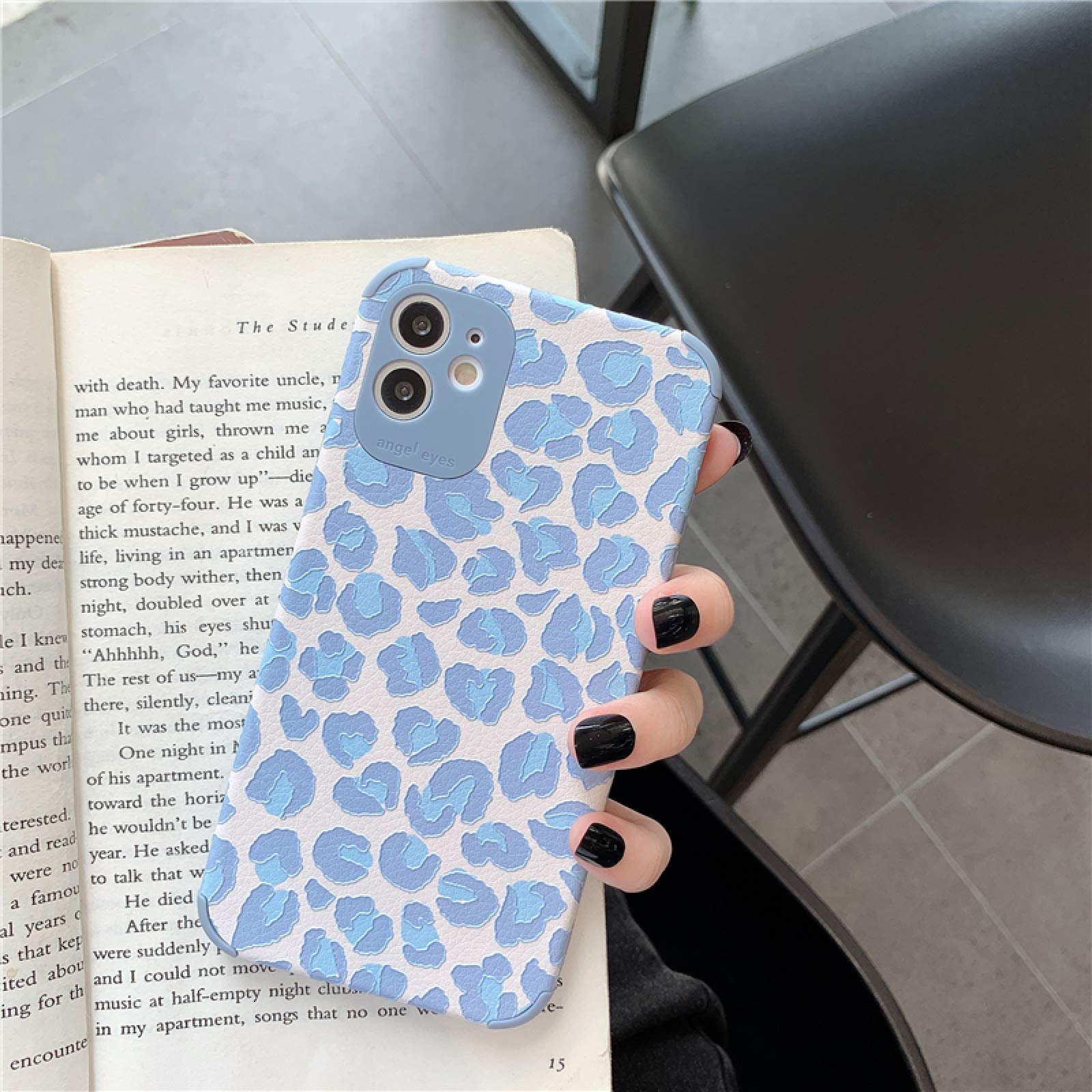 Custodia per telefono con stampa leopardata con labbra rosse per iPhone 15 14 13 12 11 Pro Max MiNi 7 8 Plus X XS XR Custodia morbida in silicone con texture animale
