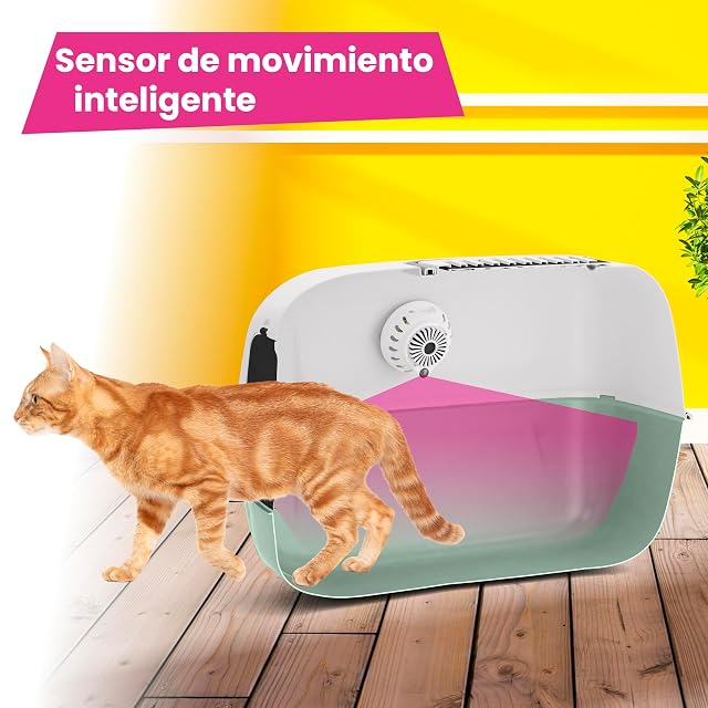 Foto 7 de 7 de Ferplast GENICAIR Eliminador de Olores Electrónico Arenero Cerrado Gato