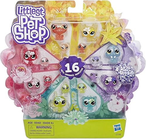 Miniatura 2 de Littlest Pet Shop Ramo floreciente, 16 mascotas, parte de la colección LPS Petal Party