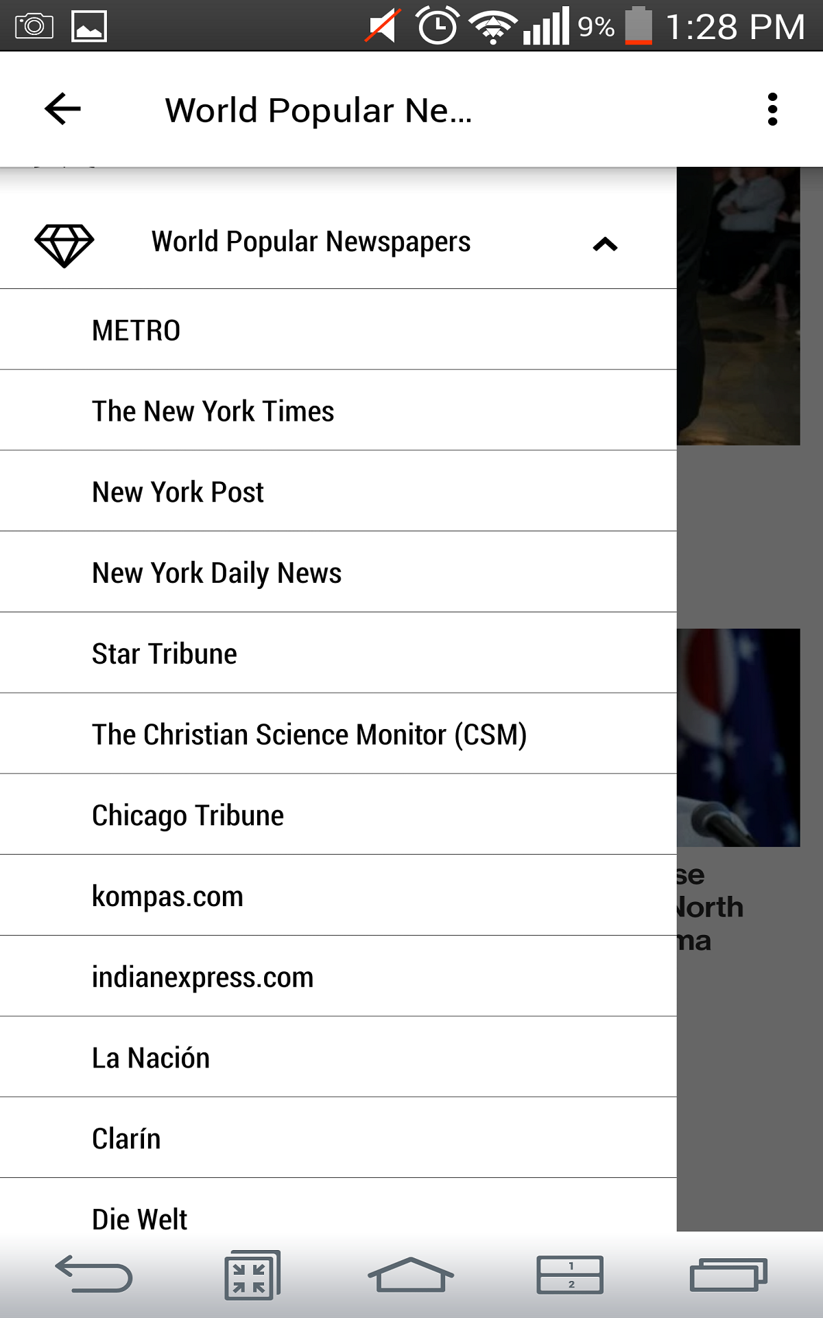 World Newspapers & Magazines - News Media Lists - App on Amazon Appstore