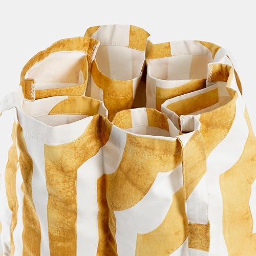 Miniatura 8 de HPD Half Price Drapes Bolsas de compras reutilizables para comestibles, paquete de 2 bolsas 100% de sarga de algodón