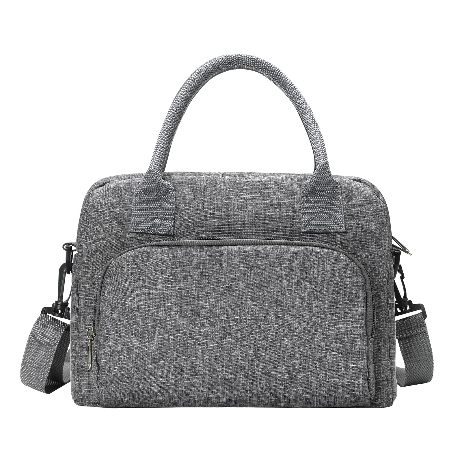 AOTM Lunch Bags for Women & Girls, 12L Large Insulated Lunch Box with Adjustable Shoulder Straps, Multi-Pockets Pack Lunch Bag - Picnic Cooler Bag for Kids Adults, Lunch Tote for Work/School/Travel