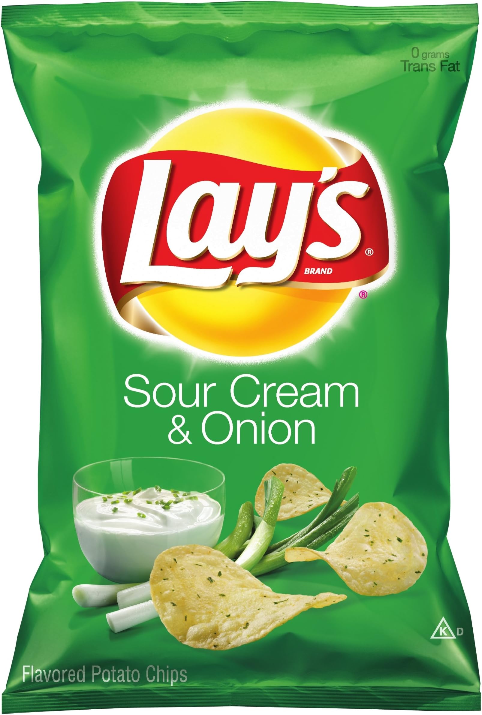 Lay's Potato Chips, Sour Cream and Onion, 9.5 Ounce