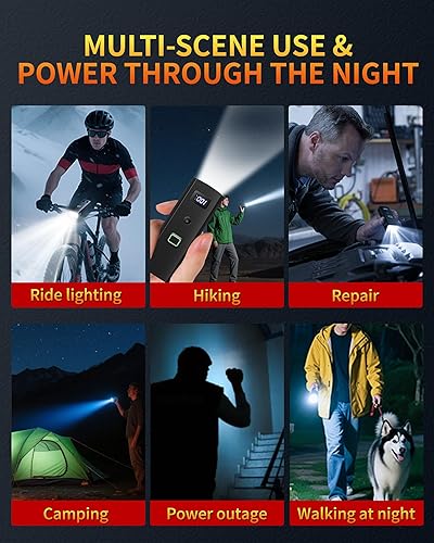 Miniatura 8 de DARKBEAM Luz para bicicleta, faros delanteros de bicicleta superbrillantes de alta luminosidad USB recargable, luces de ciclismo impermeables de 4