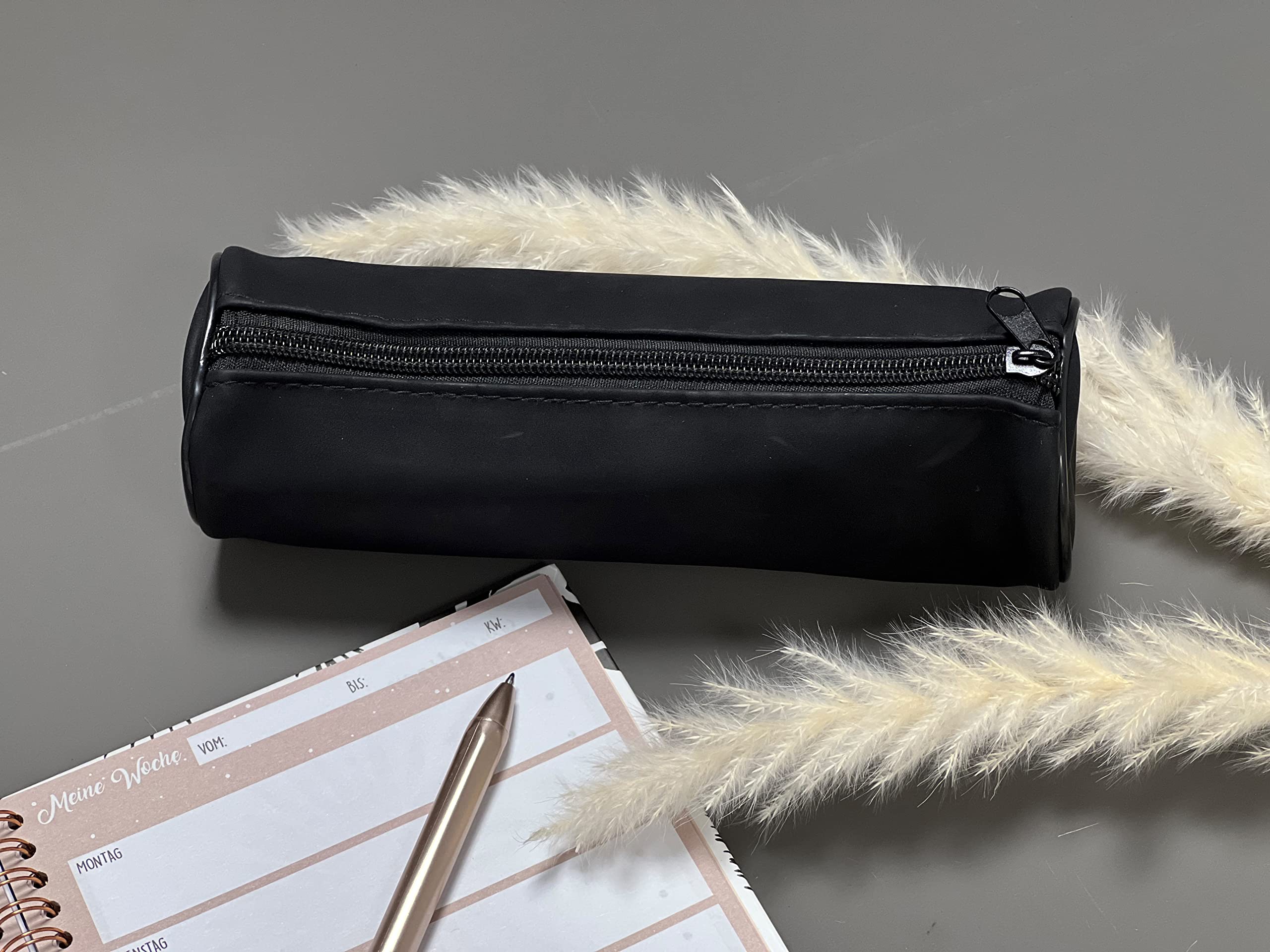Stylex Leather Pencil Pouch - Black