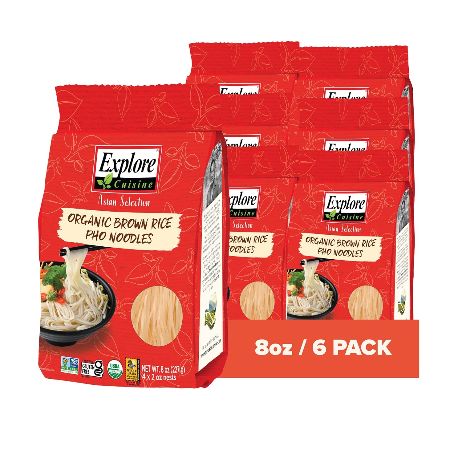 Explore Cuisine Organic Brown Rice Pho Noodles 8 oz