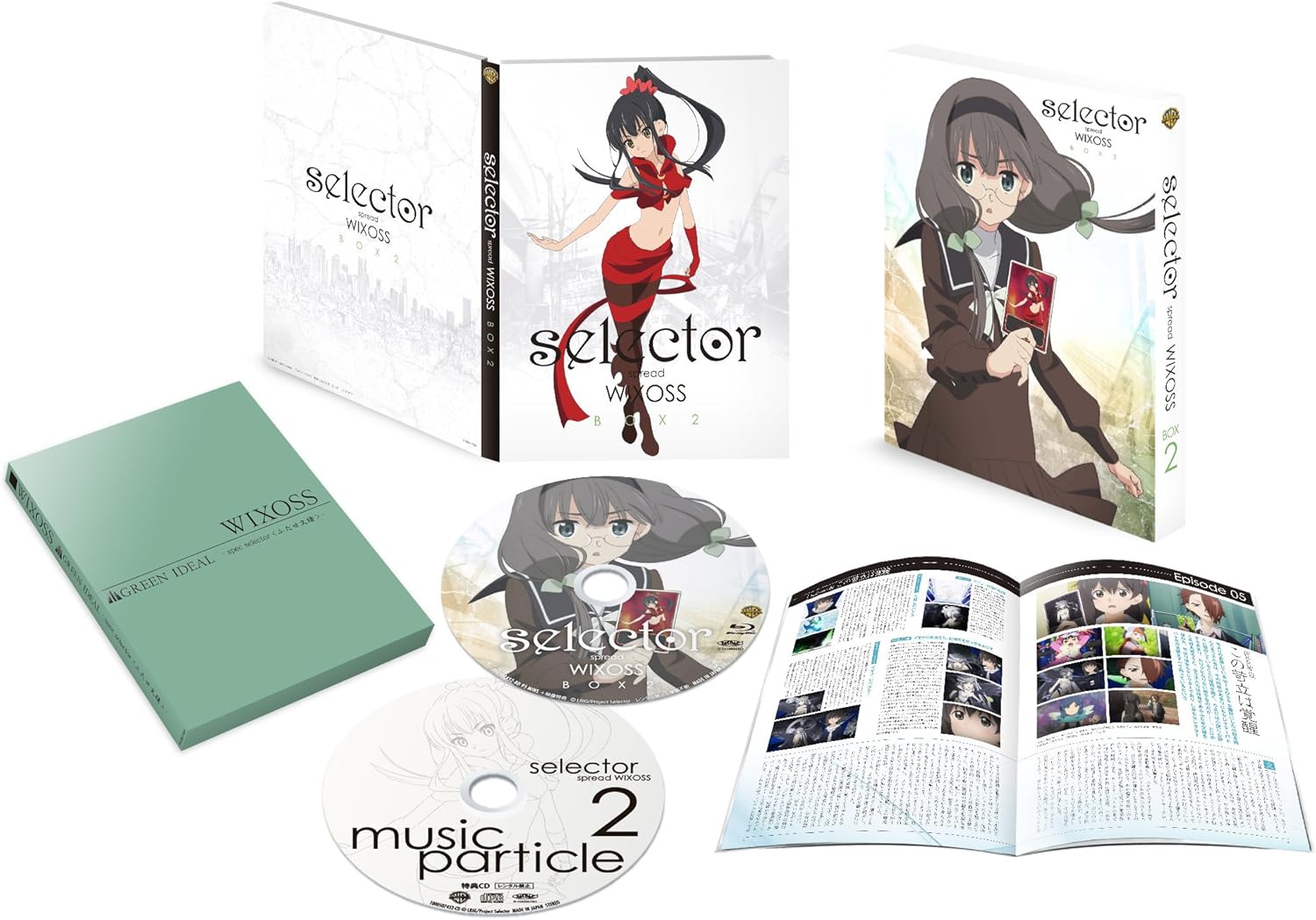 Amazon Selector Spread Wixoss Box2 初回限定版 ウィクロススターターデッキ付 Blu Ray アニメ