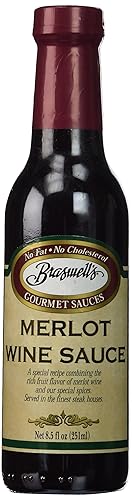 Braswell Salsa de carne de vino Merlot, 9.5 onzas