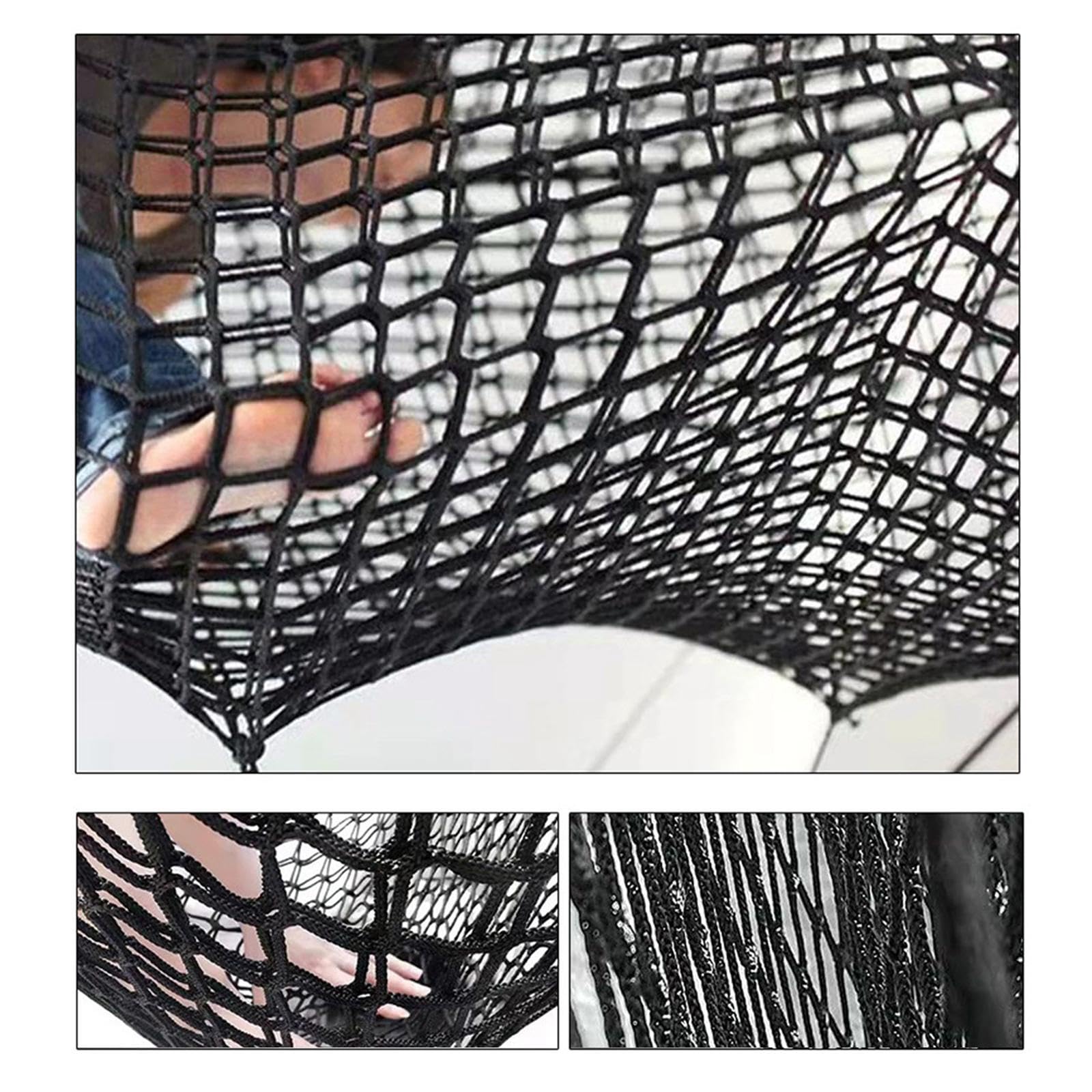 Heavy Du Safe Net per bambini Parco giochi 2mx Nero Mesh Arrampicata C per Indoor Outdoor Attività Casa sull'albero Massimo Securi per giocare e Arrampicata