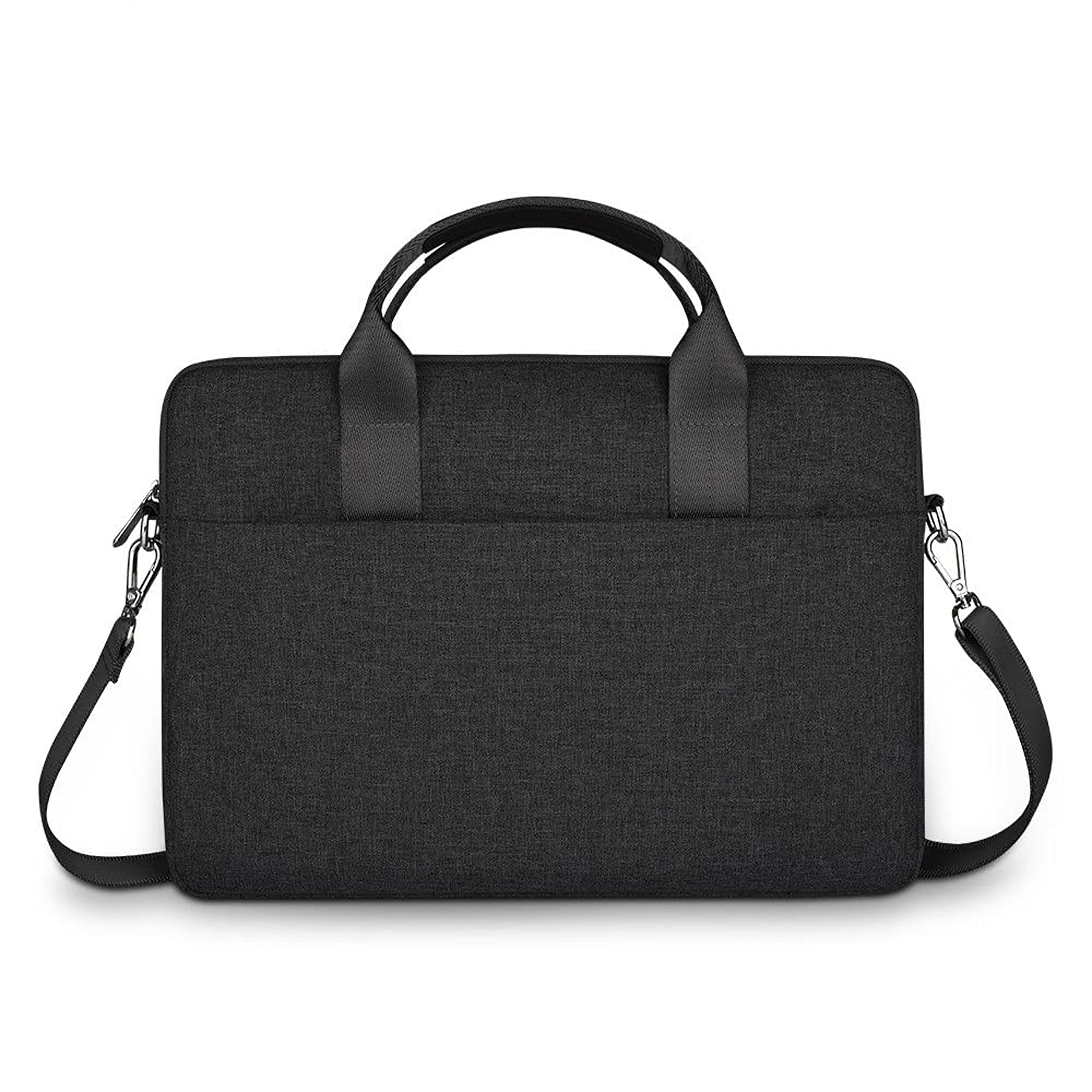 Red Lemon Magna Messenger Laptop Bag Waterproof Large Capacity Laptop Sleeve Handbag for Men and Women Notebook bag (Black) (13.3 inch) (B09M75X5CN) Amazon Price History, Amazon Price Tracker