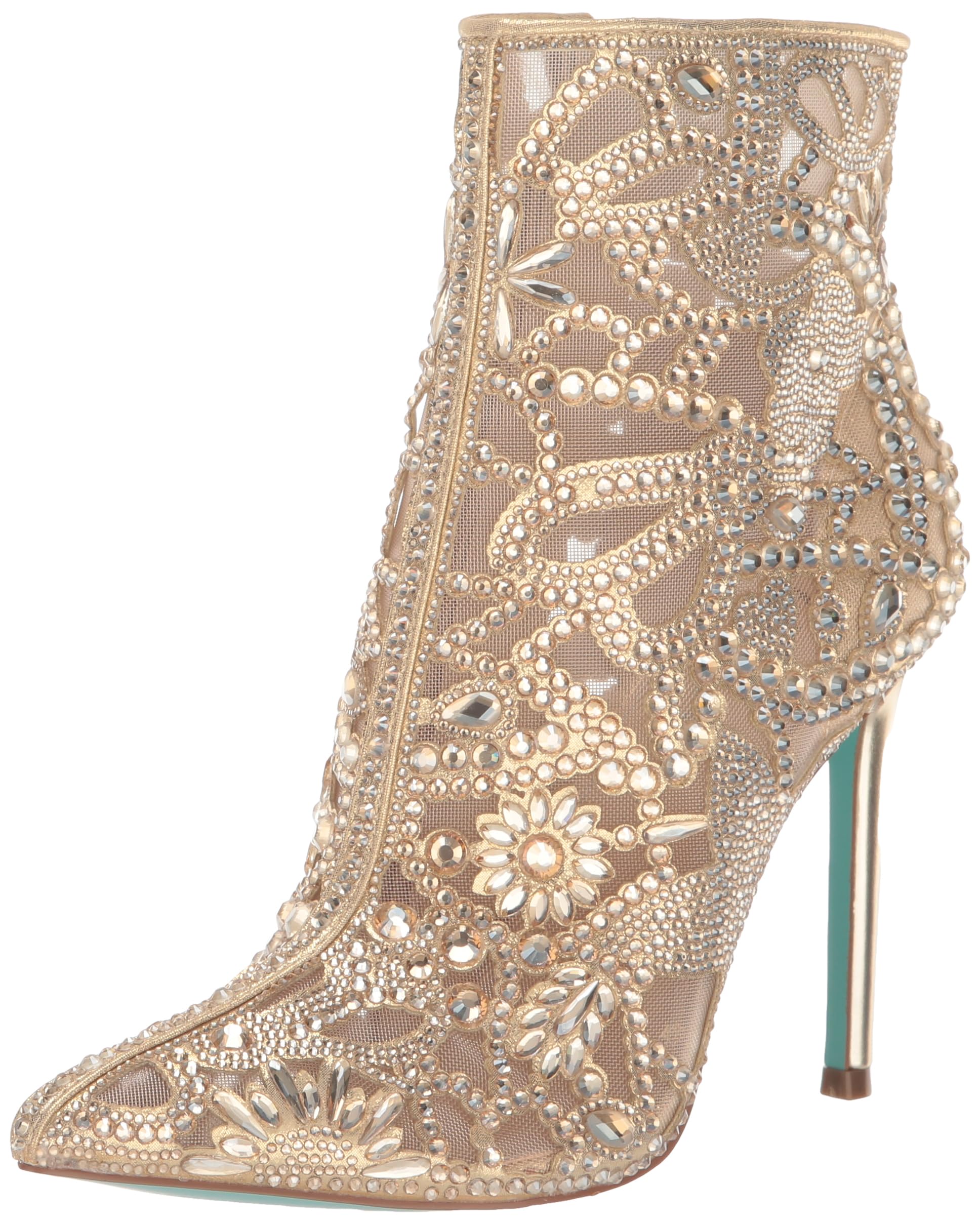 Betsey JohnsonWomens Bolt Sheer Pointed Toe Booties