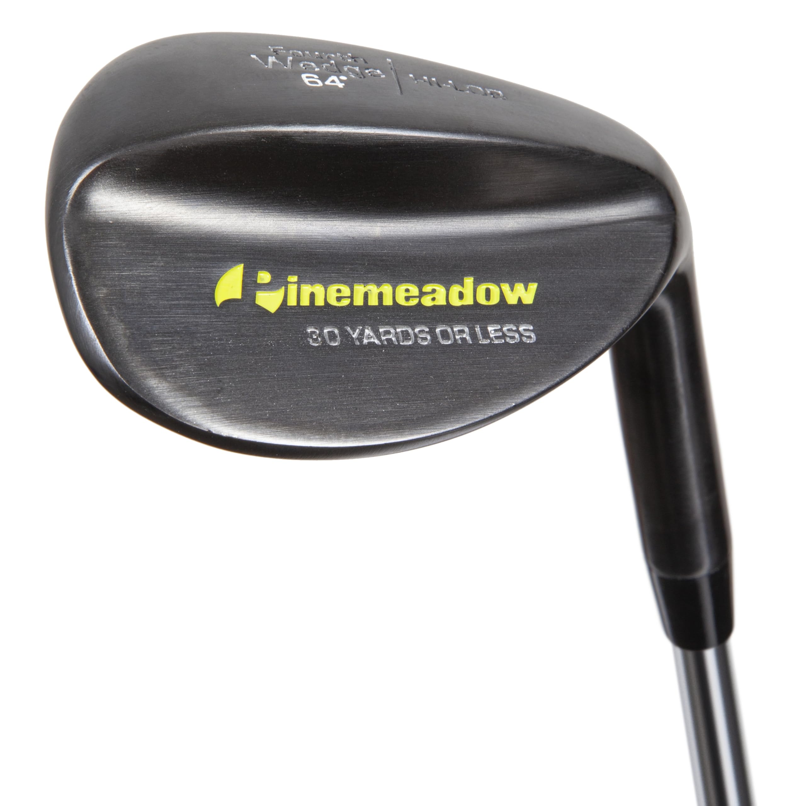 Pinemeadow Golf Uni – Erwachsene Pinemeadow MB Wedge-64 (Left Hand, Men's Standard) Golfkeil, Schwarz