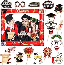 HOWAF 20pcs Graduation Photo Booth Gadget & Selfie Frame, Photo Frame Props, Graduation Decoration Gift