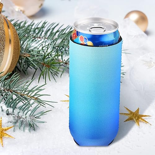 Miniatura 4 de Boao 18 fundas delgadas para enfriar latas, de neopreno, aisladas, para latas de bebidas, taza de café, funda reutilizable para bodas, despedidas de