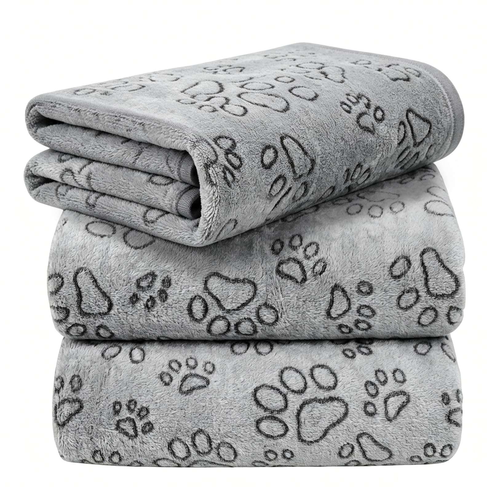HOTUT 3 Pack Dog Blanket Washable,60 x 40 cm Soft Coral Fleece Pet Blankets Sleeping Mat,Cat Blanket,for Small Medium Large Dogs,Cozy Soft Warm,for Indoor,Outdoor,Sofa,Bed,Furniture