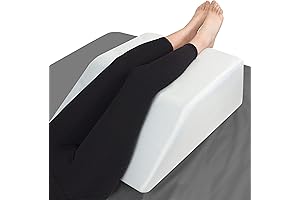 Leg Elevation/Wedge Pillow with Memory Foam Top