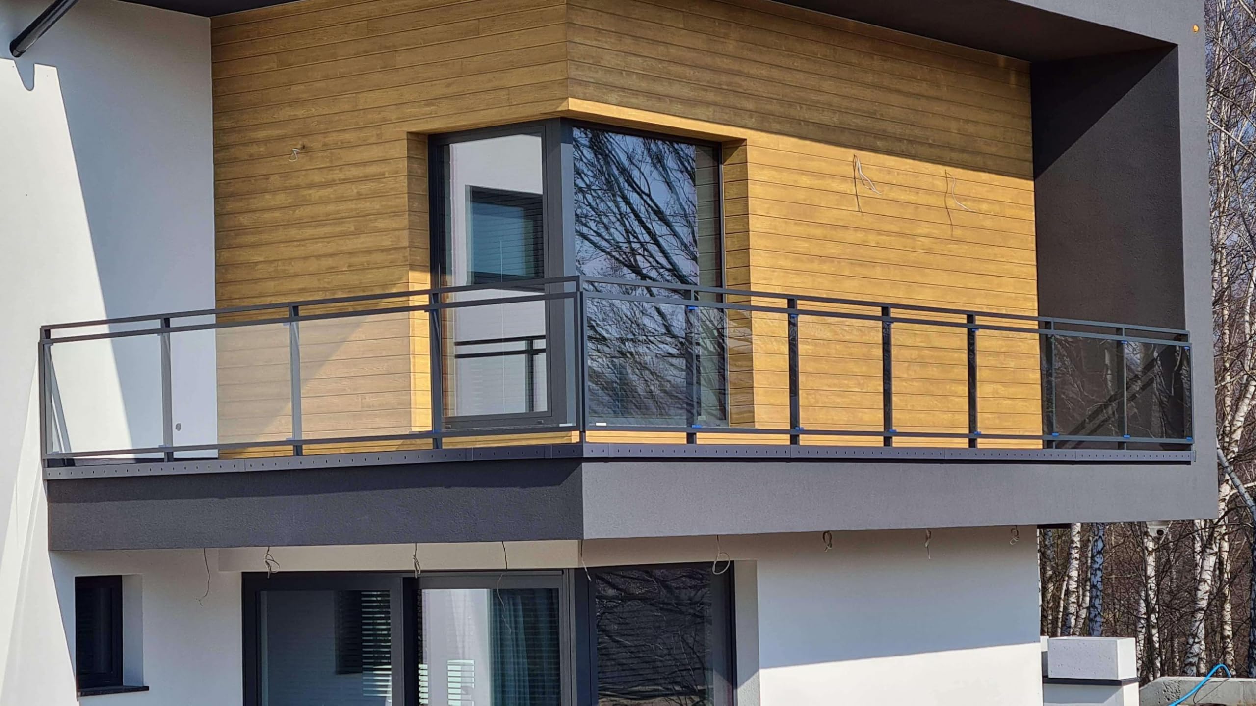 Renoplast® Aluminium Traufprofil W30 200cm Grau | Fertigstellung von Terrassen und Balkonen | Belüftete Böden Erhöht | Wasser ablaufsysteme Winkelprofil | Korrosionsschutz Balkonprofile