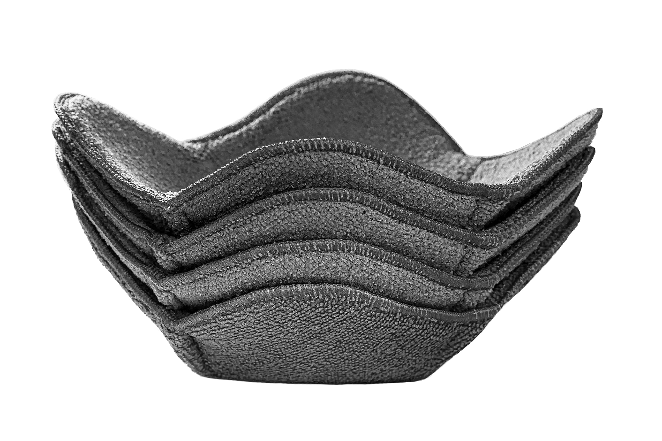 Sheff Microwave Bowl Cozy Huggers set of 4 – Durable and Reliable – For Hot and Cold Bowls, Plates and Dishes Bowl Holder for Microwave – Bowl Cozies Ideal Household Gift Store (Grey)