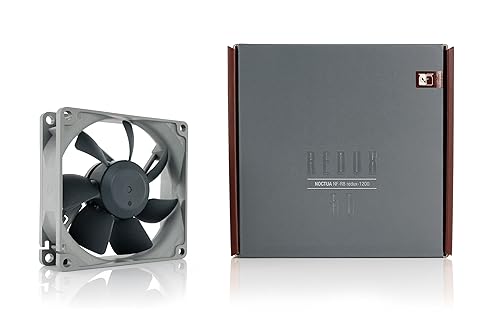 Miniatura 3 de Noctua NF-R8 redux-1200, ventilador silencioso ultra silencioso, 3 pines, 1200 RPM (3.150 in, gris)