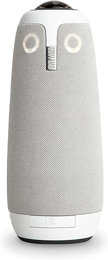 Meeting Owl Pro - HD Smart-videoconferentiecamera van 360° met 1080p, microfoon en luidspreker (automatische luidsprekerfocus, slimme zoomfunctie en ruisonderdrukking)