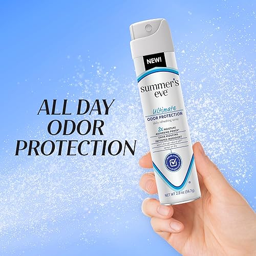 Miniatura 2 de Summer's Eve, Ultimate Odor Control - Spray femenino para protección contra olores, sin talco, absorbe la humedad, 2 onzas