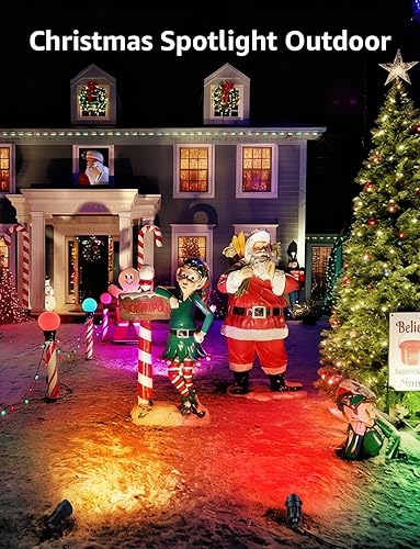 Miniatura 2 de SUNVIE Luces de paisaje RGB de bajo voltaje de 12 W que cambian de color, control remoto, impermeable, iluminación LED de paisaje para patio,