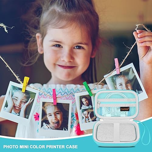 Miniatura 7 de Canboc Funda de transporte para impresora HP Sprocket 2x3 instantánea para smartphone, impresora de fotos móvil inalámbrica, bolsa de malla con