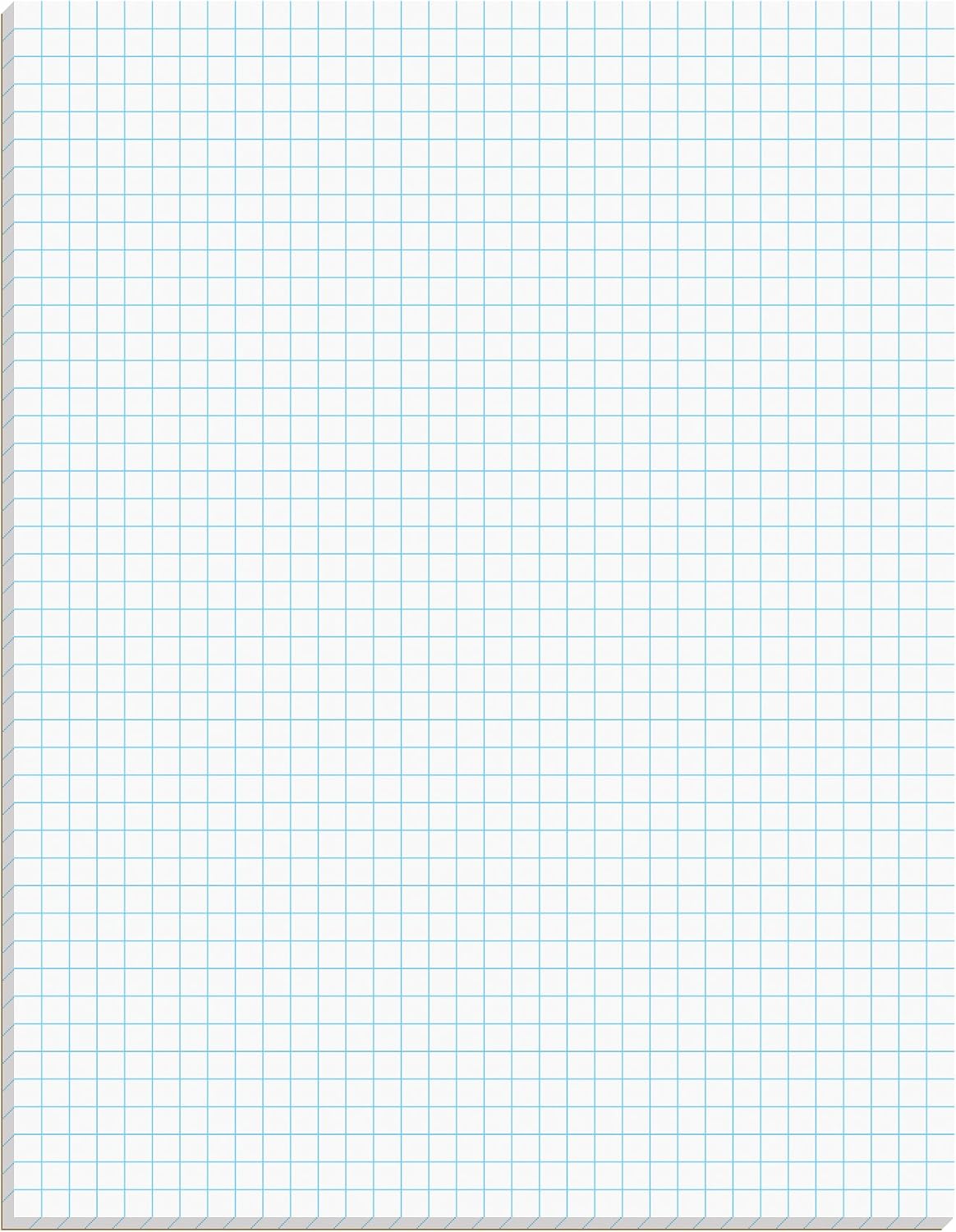 Ampad Evidence Quadrille Graph Pads - 10 Pack - Size 8-1/2 x 11, White Paper, 4x4 Quad Ruling, 20 Pound Premium Stock Paper, 50 Sheets Per Pad (22-000)