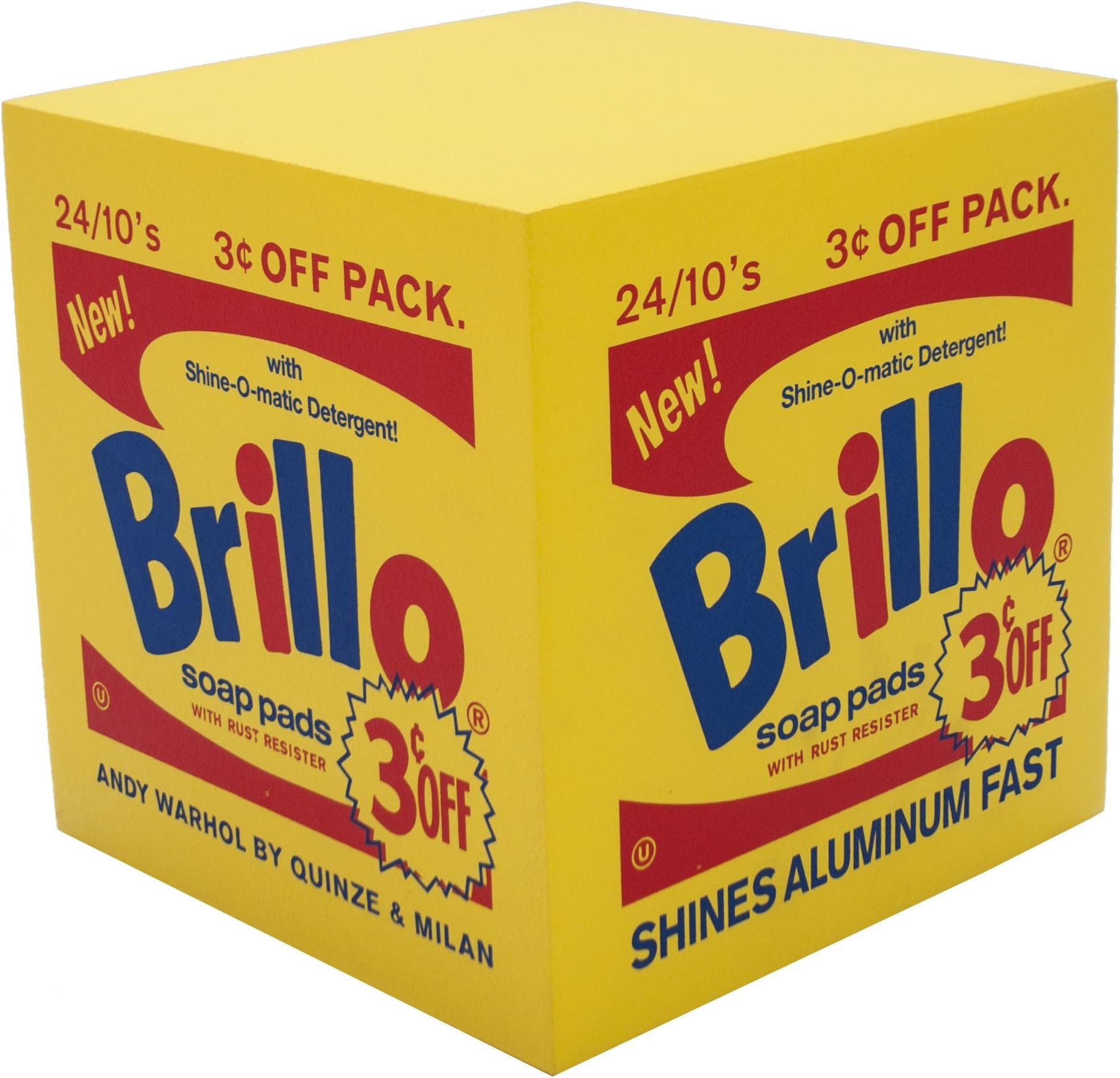 Quinze & Milan Brillo Pouf, Yellow