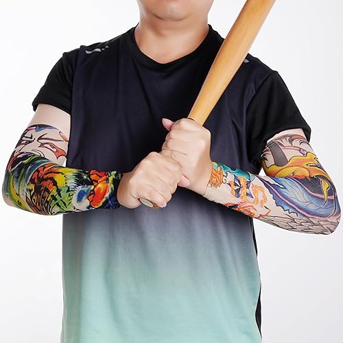 Miniatura 3 de Manga de compresión de tatuaje de 6 piezas, Tipo 2