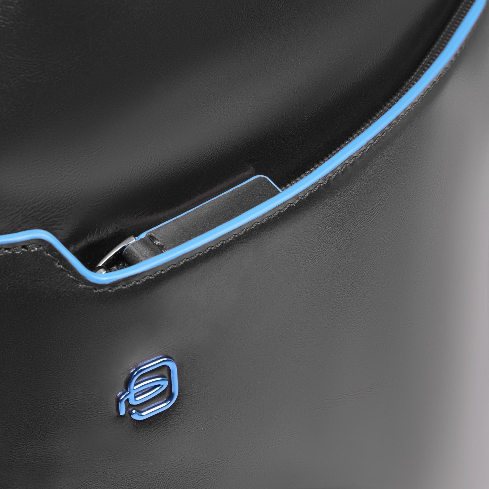 PIQUADRO Zaino uomo personalizzabile porta pc 14" | Aggancio per Trolley, Spallacci imbottiti, Vani organizzati, Elegante e Professionale, Ufficio, Uso quotidiano