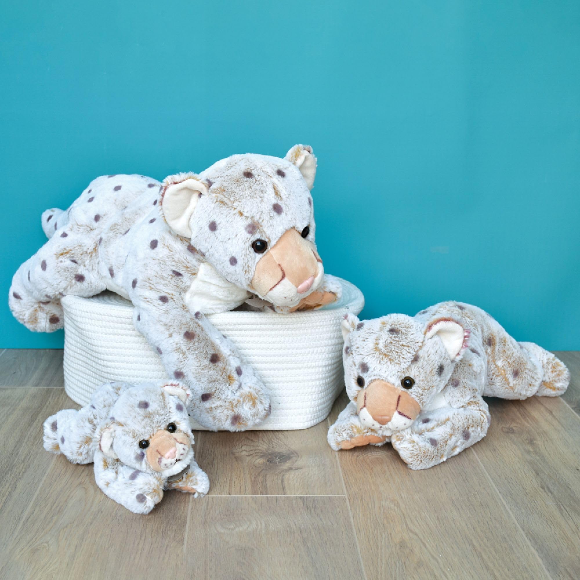Histoire d'ours Nature HO2306 - Peluche Leopardo delle Nevi, 70 cm