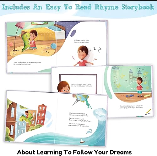 Miniatura 6 de T-Rex - Juego de regalo de libro de dinosaurio de peluche para colorear, artes y manualidades, suave, lavable, juguete de dibujo de dinosaurio,