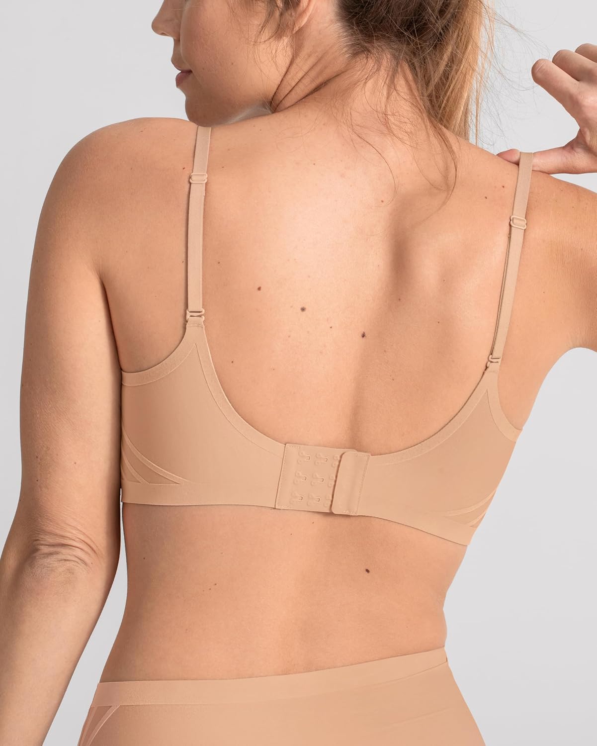 HONEYLOVE Bra for Women - Silhouette Wireless Bra - Comfortable Support with No Underwire - Image 3