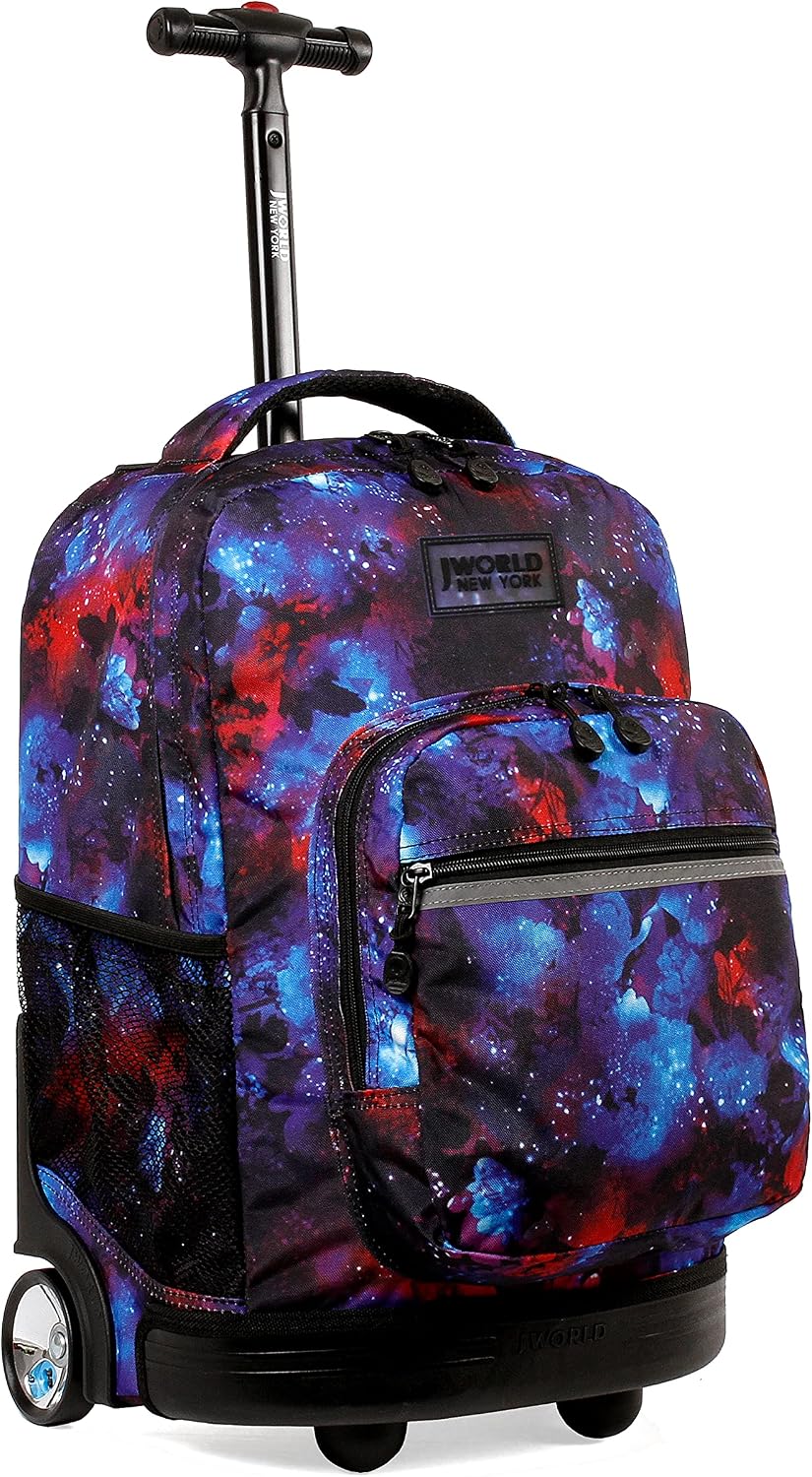 Sunrise Rolling Backpack. Roller Bag 