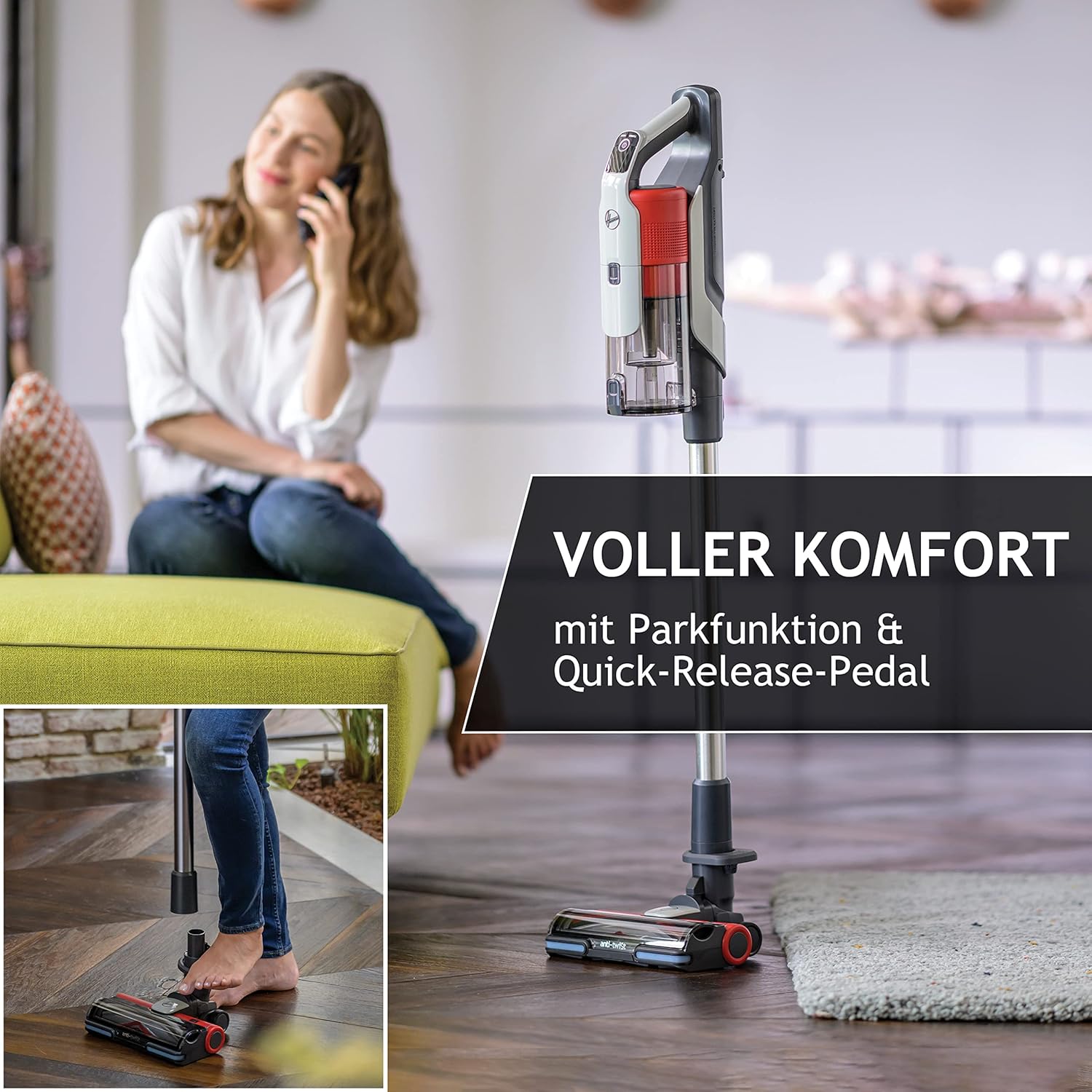 Hoover HF910H in parking position