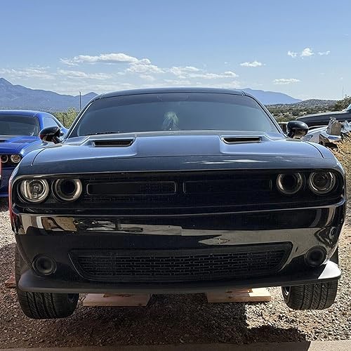Miniatura 2 de HECASA Labio de Parachoques Delantero Compatible con Dodge Challenger GT RT SRT 392 2015-2023 Spoiler Divisor de Barbilla Inferior Deflector de Aire
