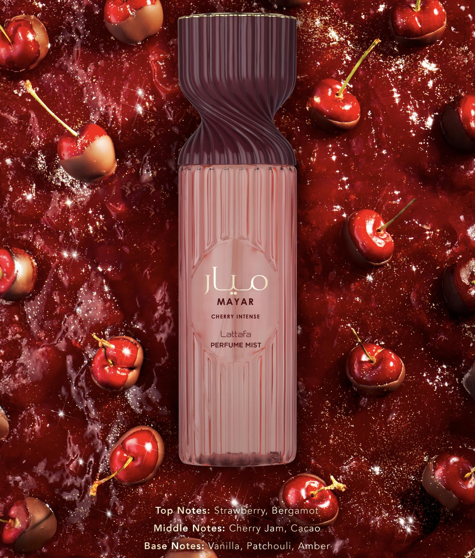 Amazon.com : Lattafa Mayar Cherry Intense Perfume Mist 250ml