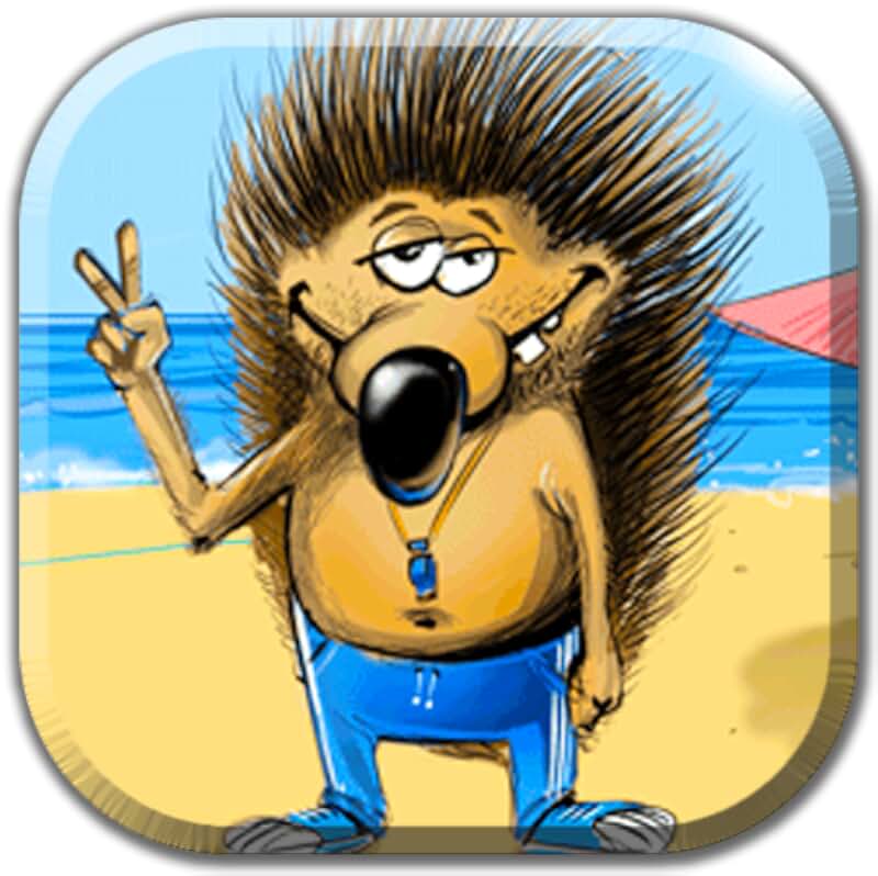 Пьяный ежик рисунок