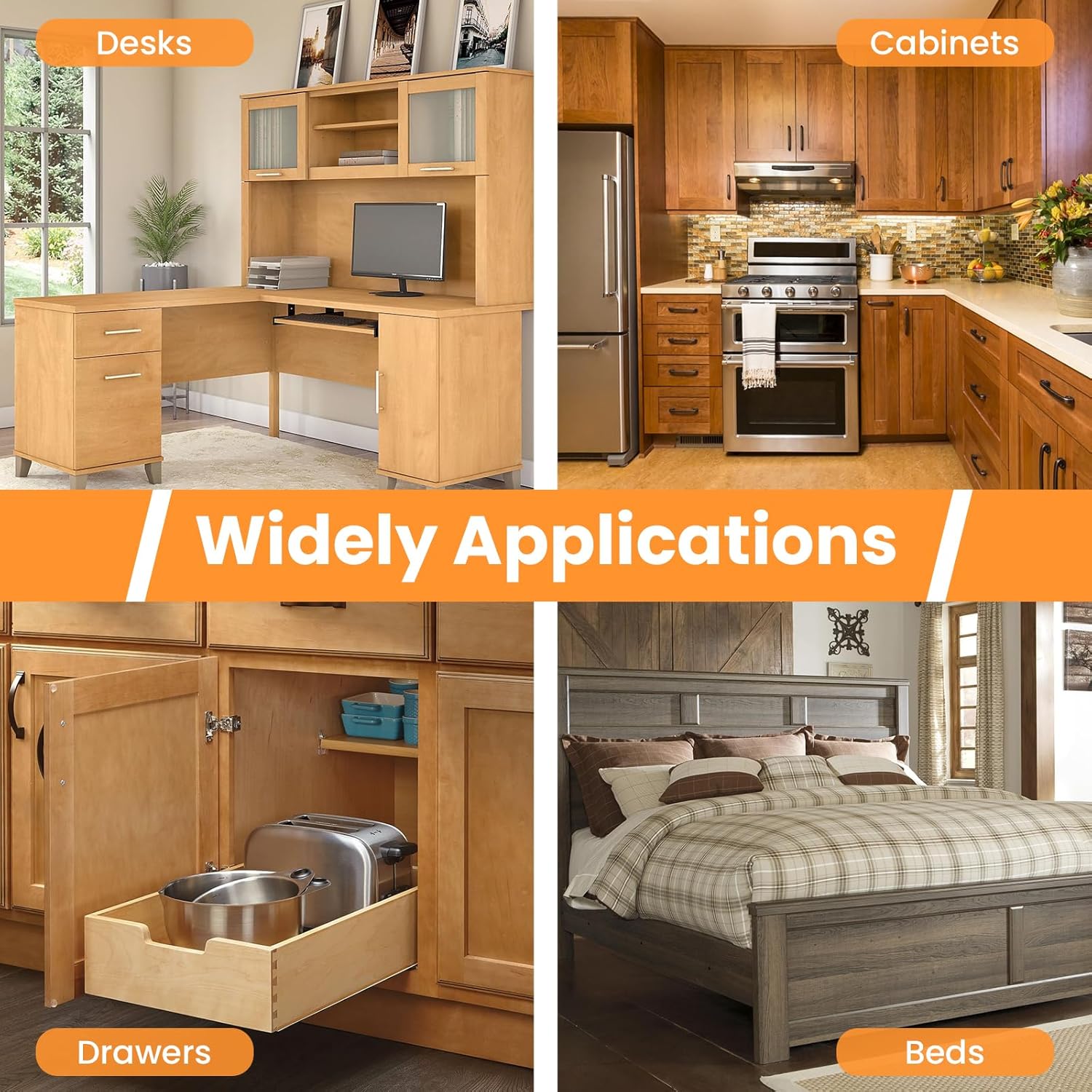 Universal Furniture Corner Brace Connector with Screws, 10 Pack Stainless Steel Angle Corner Triangle Support Brackets for Wood Frame, Shelf, Chair, Cabinet