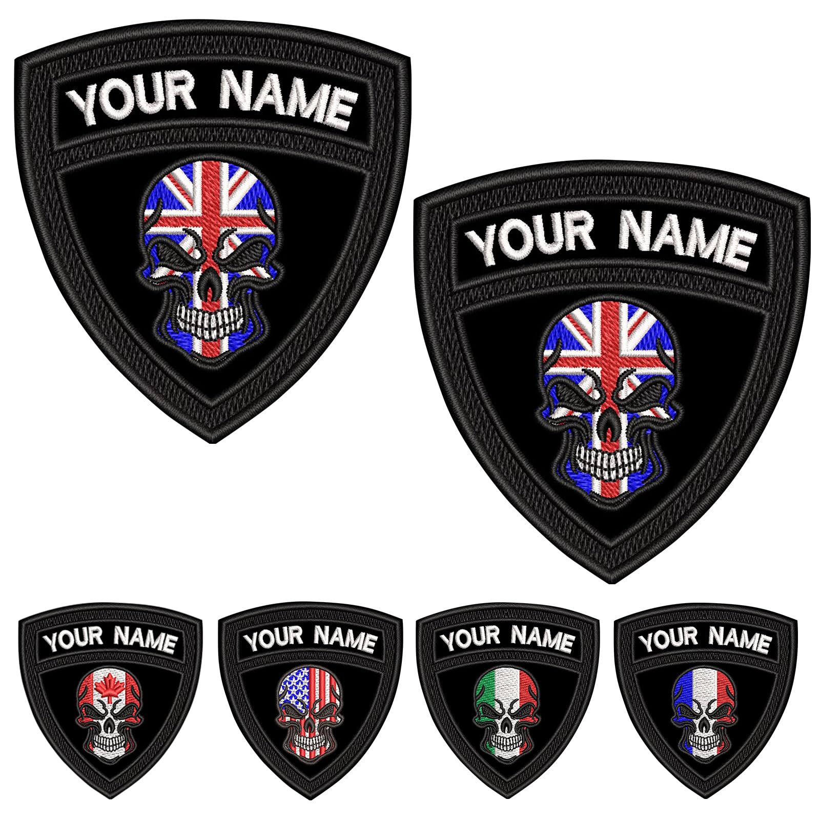 Embroidery Flag Name Patches Personalized, Custom Military Name Patches — image 1