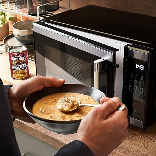 Miniatura 28 de Campbell's Sopa gruesa, jambalaya jazzy con pollo, salchicha y sopa de jamón, lata de 18.6 onzas