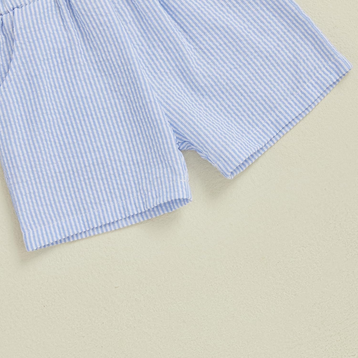 BeQeuewll Toddler Baby Boy Summer Clothes Letter Print Short Sleeves T-Shirt Elastic Shorts Cute Boys Outfits Clothing Set - Image 7