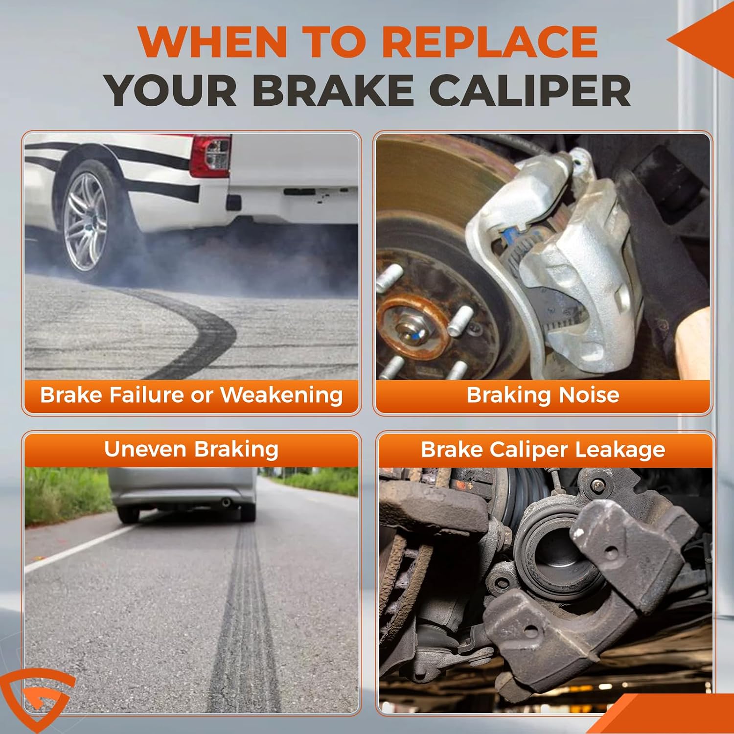 2PCS Front Disc Brake Calipers Assembly with Bracket Compatible with Honda Civic 1996-2011, Compatible with Acura EL 1997 1998 1999 2000, Driver and Passenger Side, Replaces# 19B1832 19B1833