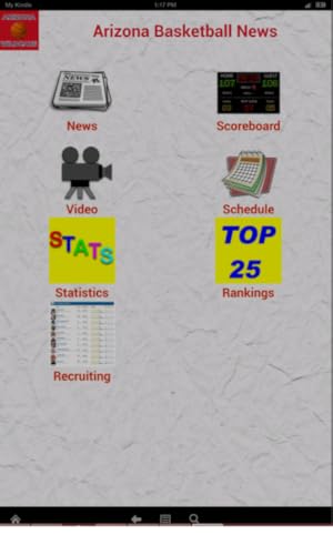 Arizona Basketball News (Kindle Tablet Edition)