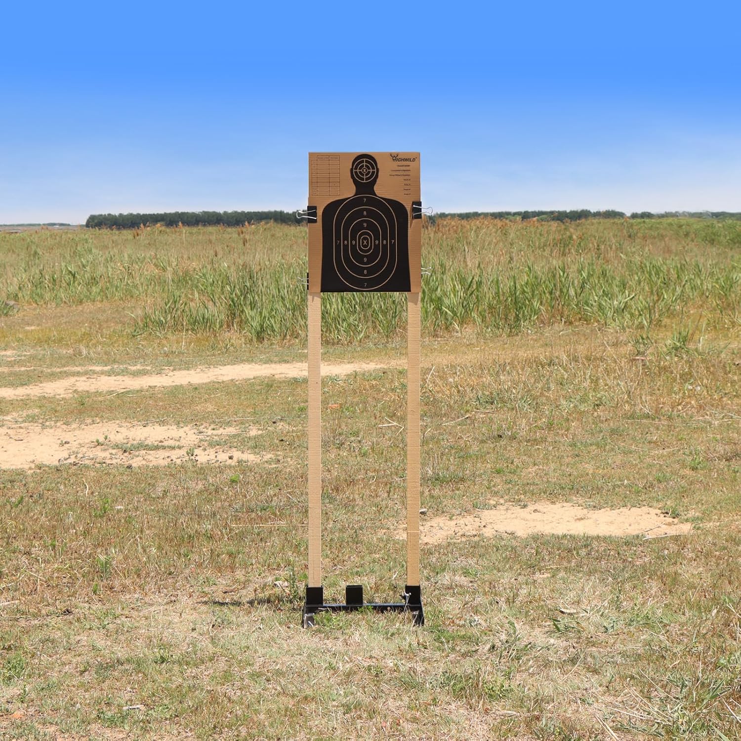 Highwild Paper Shooting Targets Silhouette Cardboard Targets for Shooting, Torso Paper Targets - ISPC/USPSA/IDPA