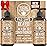 Viking Revolution Palo Santo Beard Wash and Beard Conditioner Set with Argan and Jojoba Oils - Softens and Strengthens - Natural Palo Santo Scent - Beard Shampoo with Ginseng Root Extract (17 oz)
