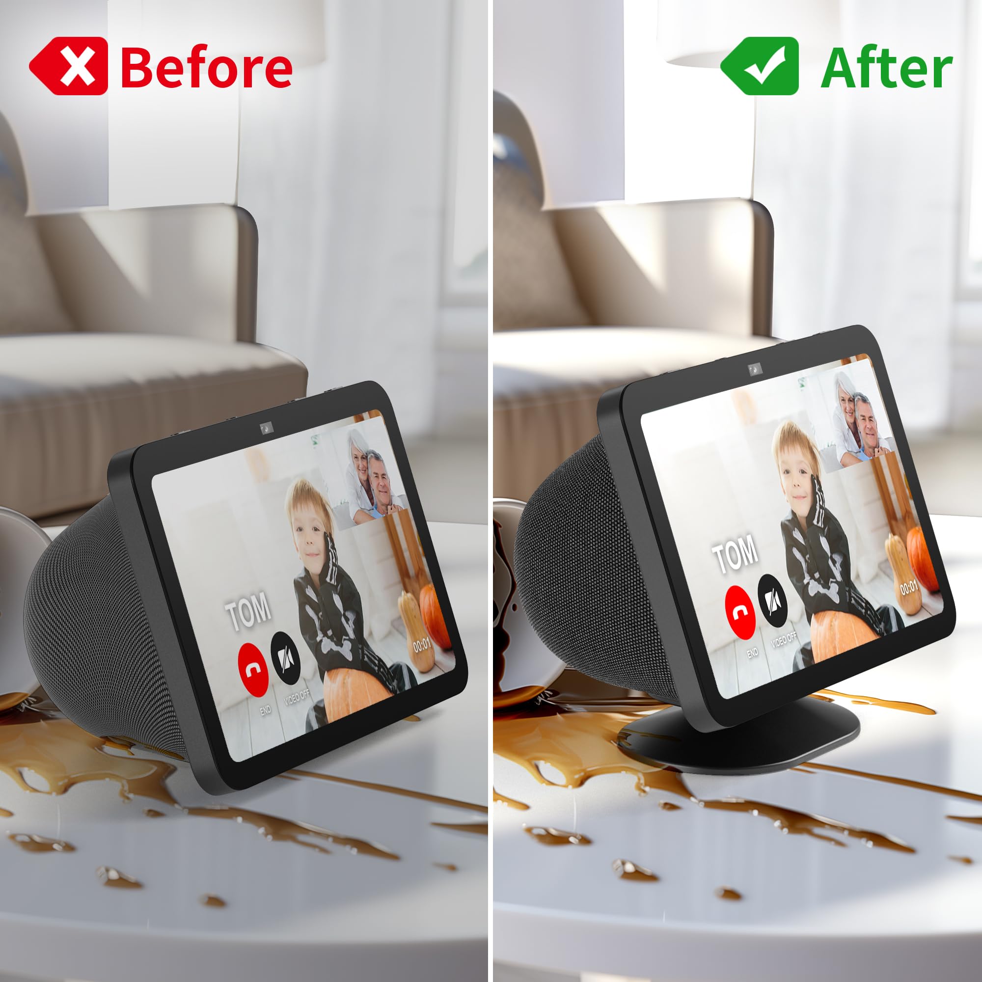 Amazon.co.jp: SOKUSIN Echo Show 8 (第3世代) 用スタンド - 調節可能