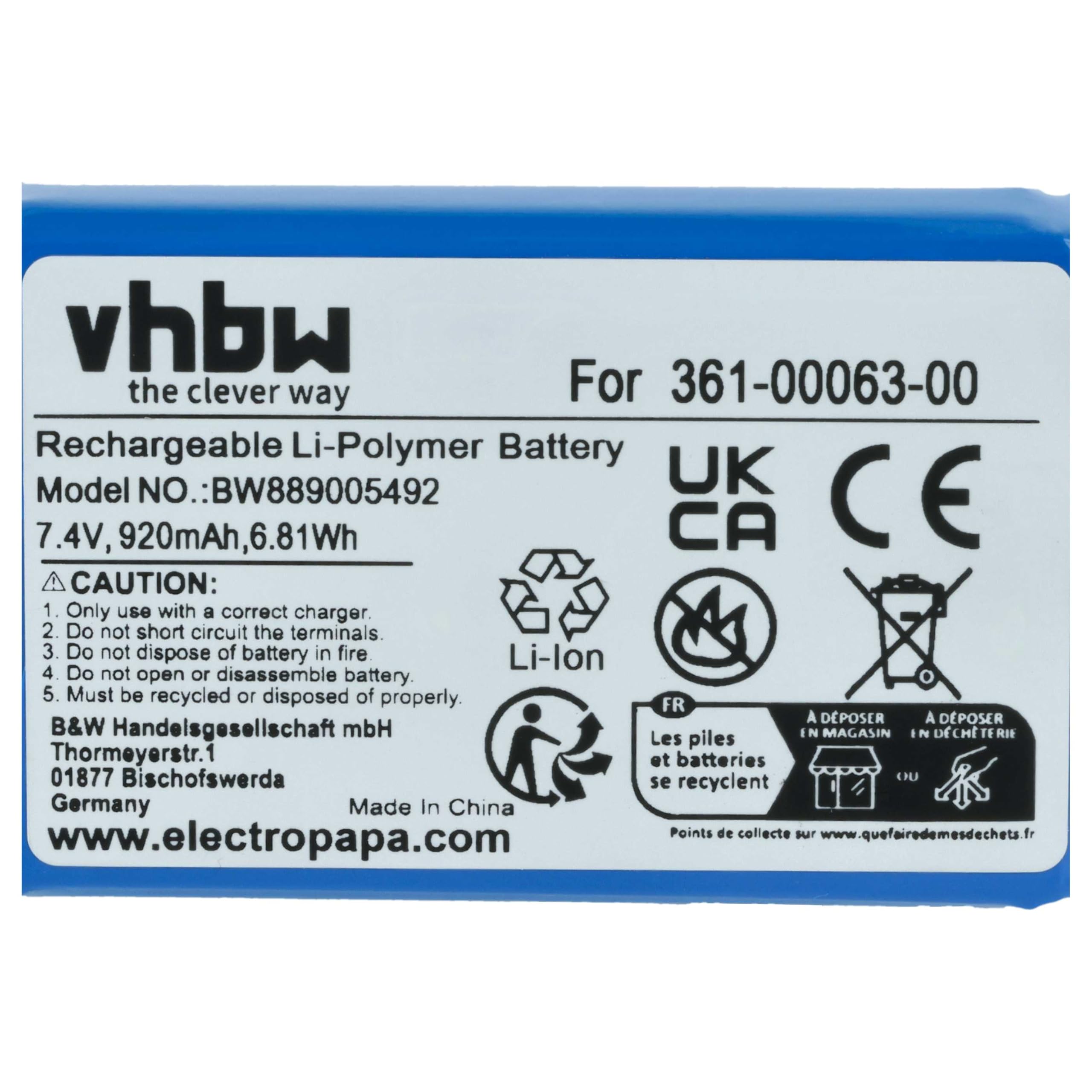 vhbw batteria compatibile con TomTom One XL Traffic, XL Europe Traffic navigatore GPS (1200mAh